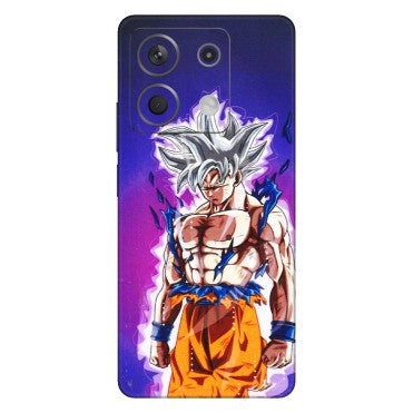 Xiaomi Redmi Phone Skins (All Models) - Goku Purple Anime - 3D Embossed Finish (L-147) Redmi Note 13 5G