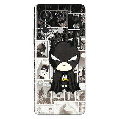 Xiaomi Redmi Phone Skins (All Models) - Toon Batman - 3D Embossed Finish (L-182) Redmi Note 13 5G