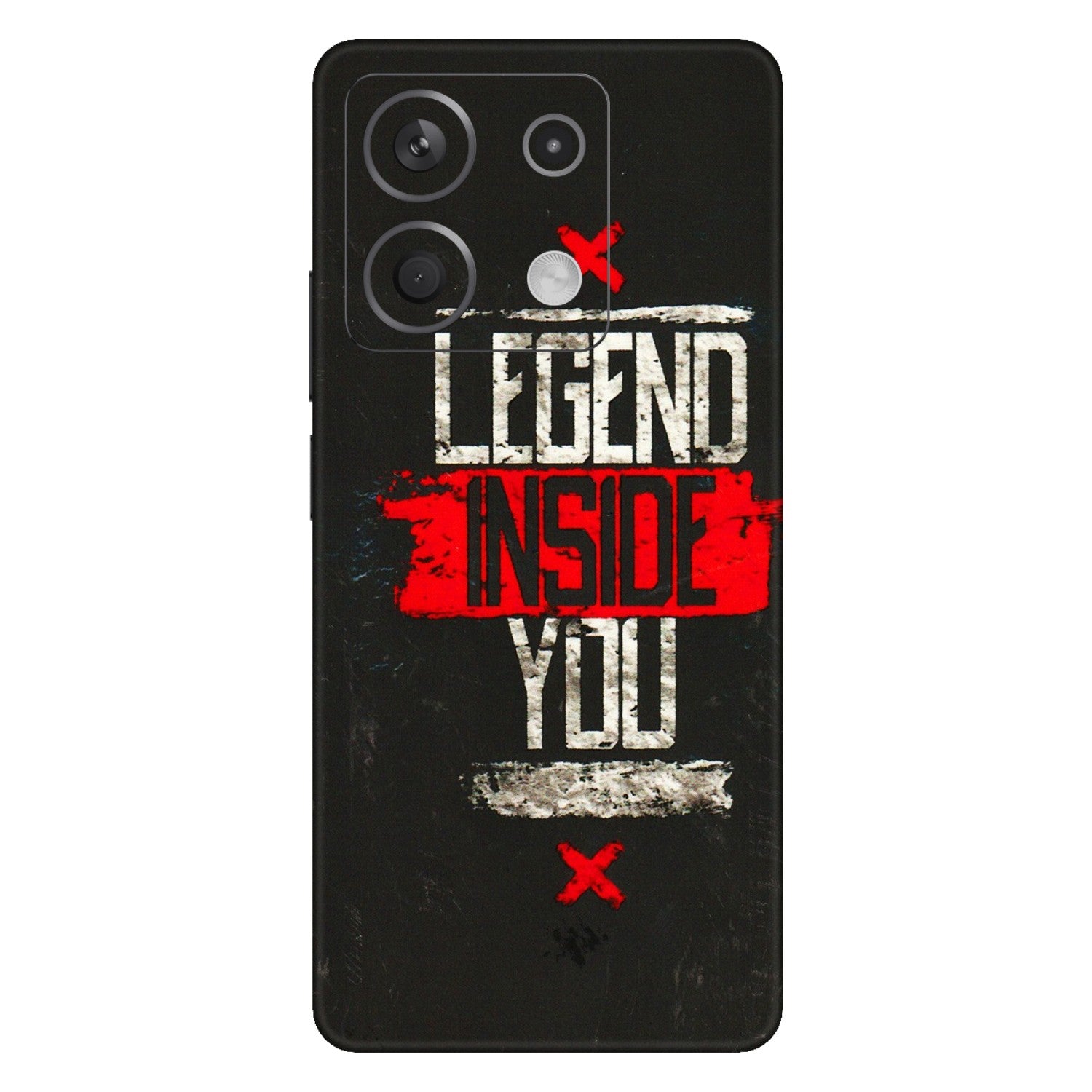 Xiaomi Redmi Phone Skins (All Models) - Legend Inside You - 3D Embossed Finish (L-186) Redmi Note 13 5G