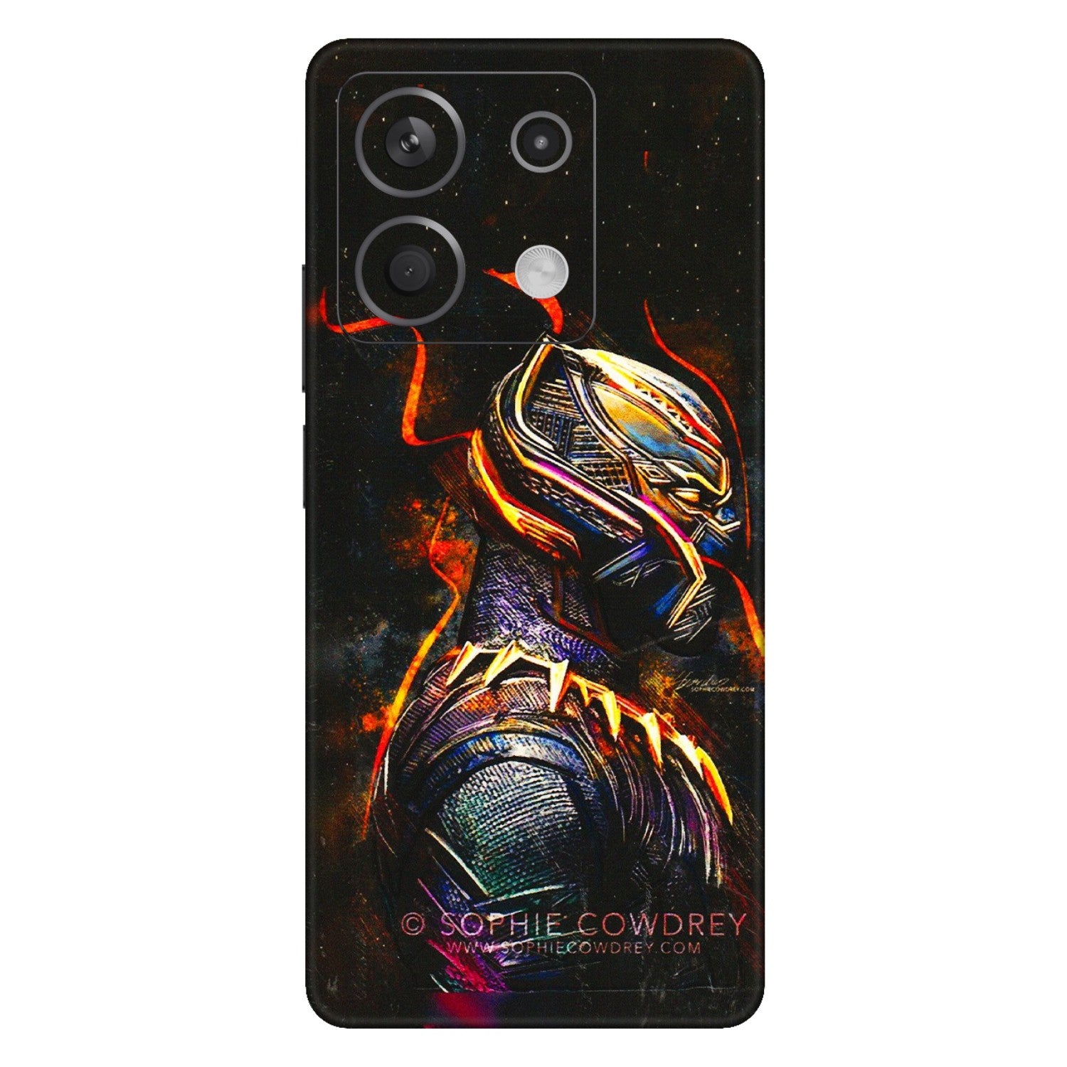 Xiaomi Redmi Phone Skins (All Models) - Black Panther - 3D Embossed Finish (L-190) Redmi Note 13 5G
