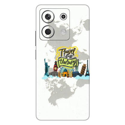 Xiaomi Redmi Phone Skins (All Models) - Travel Therapy - 3D Embossed Finish (L-199) Redmi Note 13 5G