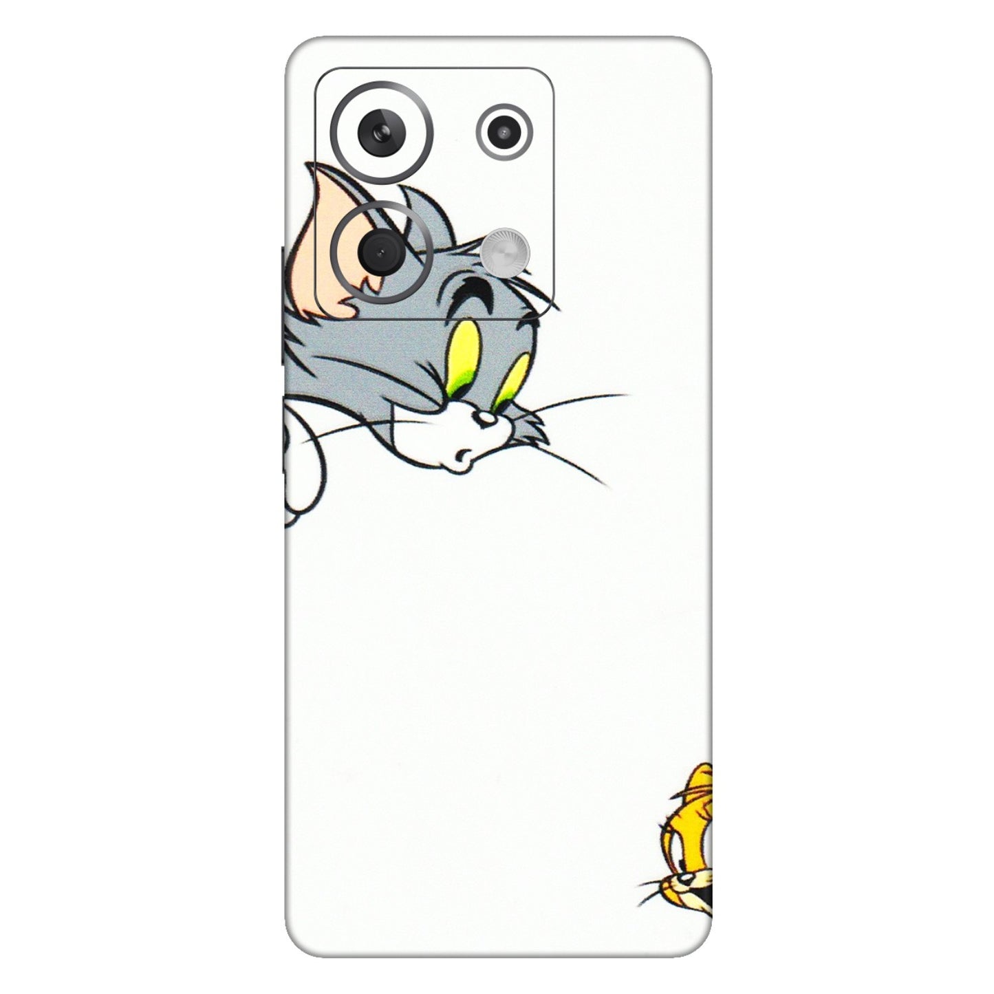 Xiaomi Redmi Phone Skins (All Models) - Cute Tom And Jerry - 3D Embossed Finish (L-220) Redmi Note 13 5G