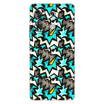 Xiaomi Redmi Phone Skins (All Models) - Funky Zig Zag - 3D Embossed Finish (L-223) Redmi Note 13 5G