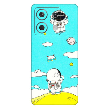 Xiaomi Redmi Phone Skins (All Models) - Blue Skies Astro Float - 3D Embossed Finish (L-230) Redmi Note 13 5G