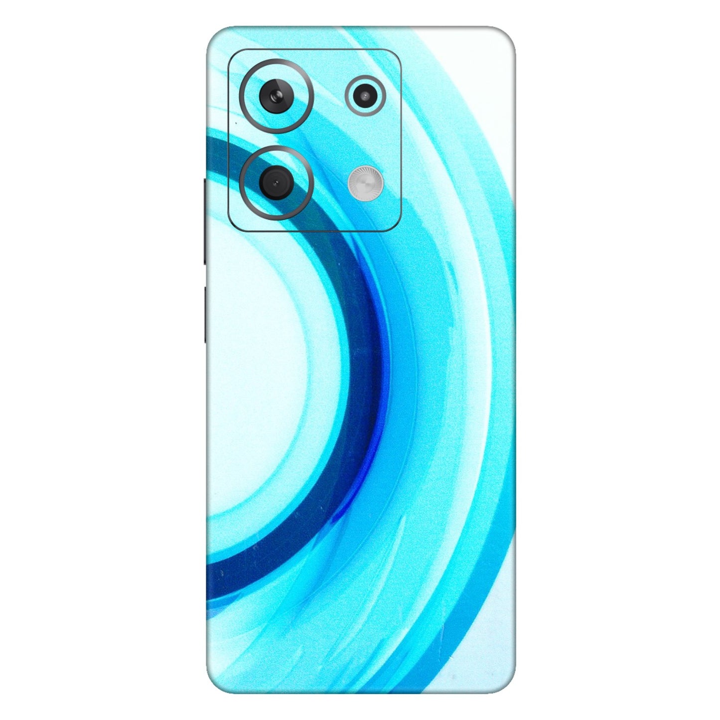 Xiaomi Redmi Phone Skins (All Models) - The Blue Curve - 3D Embossed Finish (L-244) Redmi Note 13 5G