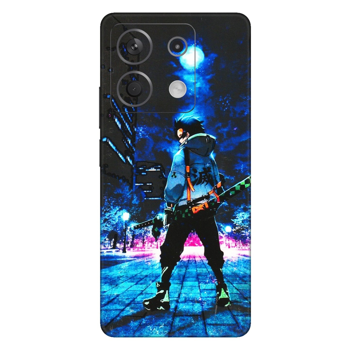 Xiaomi Redmi Phone Skins (All Models) - Demon Slayer Sword - 3D Embossed Finish (L-247) Redmi Note 13 5G