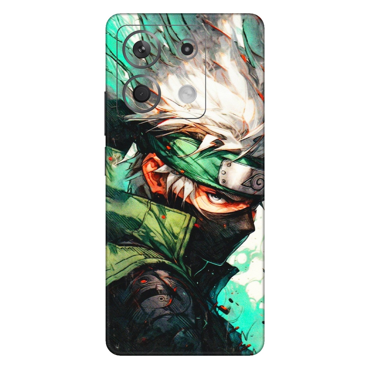Xiaomi Redmi Phone Skins (All Models) - Kakashi Side Profile - 3D Embossed Finish (L-249) Redmi Note 13 5G