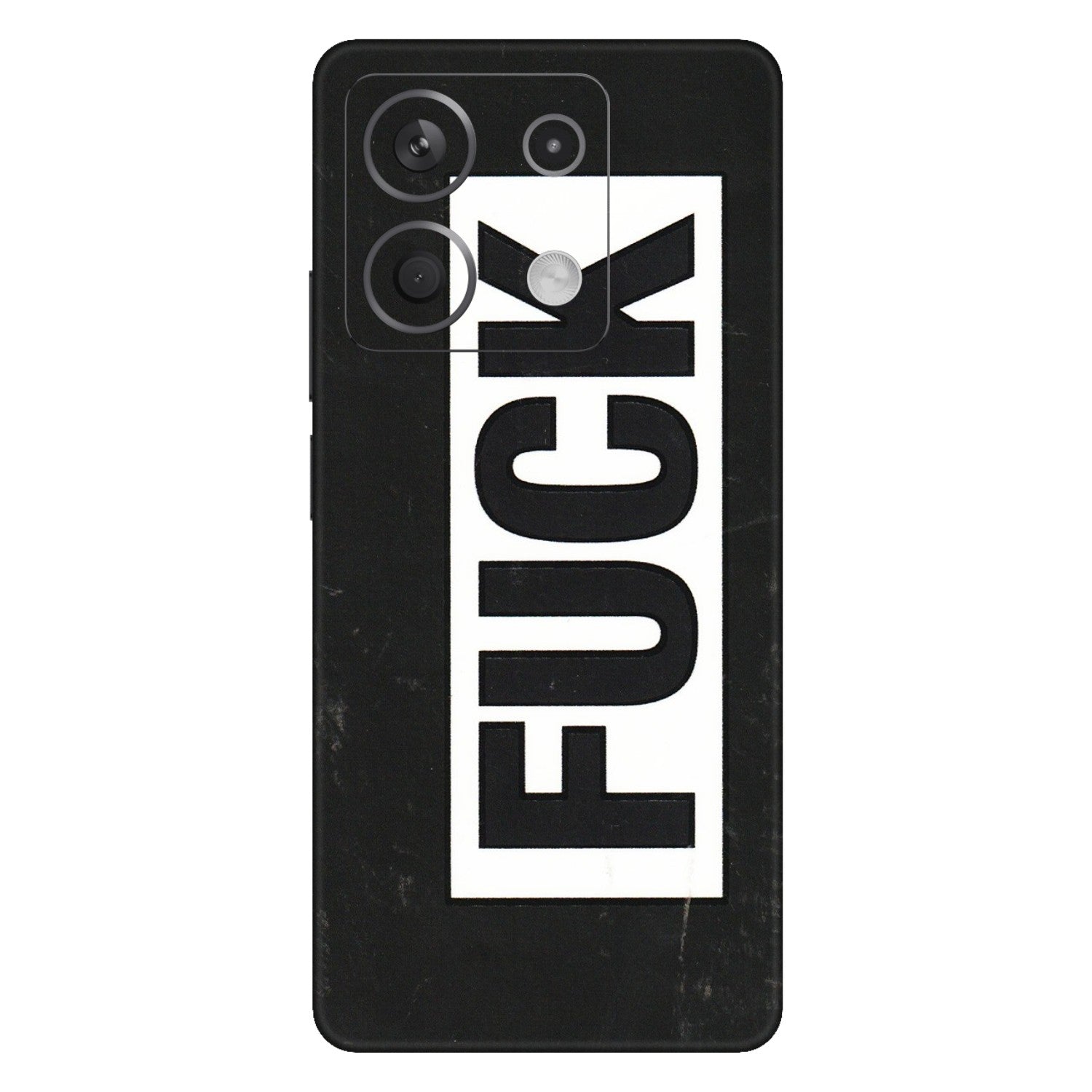 Xiaomi Redmi Phone Skins (All Models) - The F Word - 3D Embossed Finish (L-255) Redmi Note 13 5G