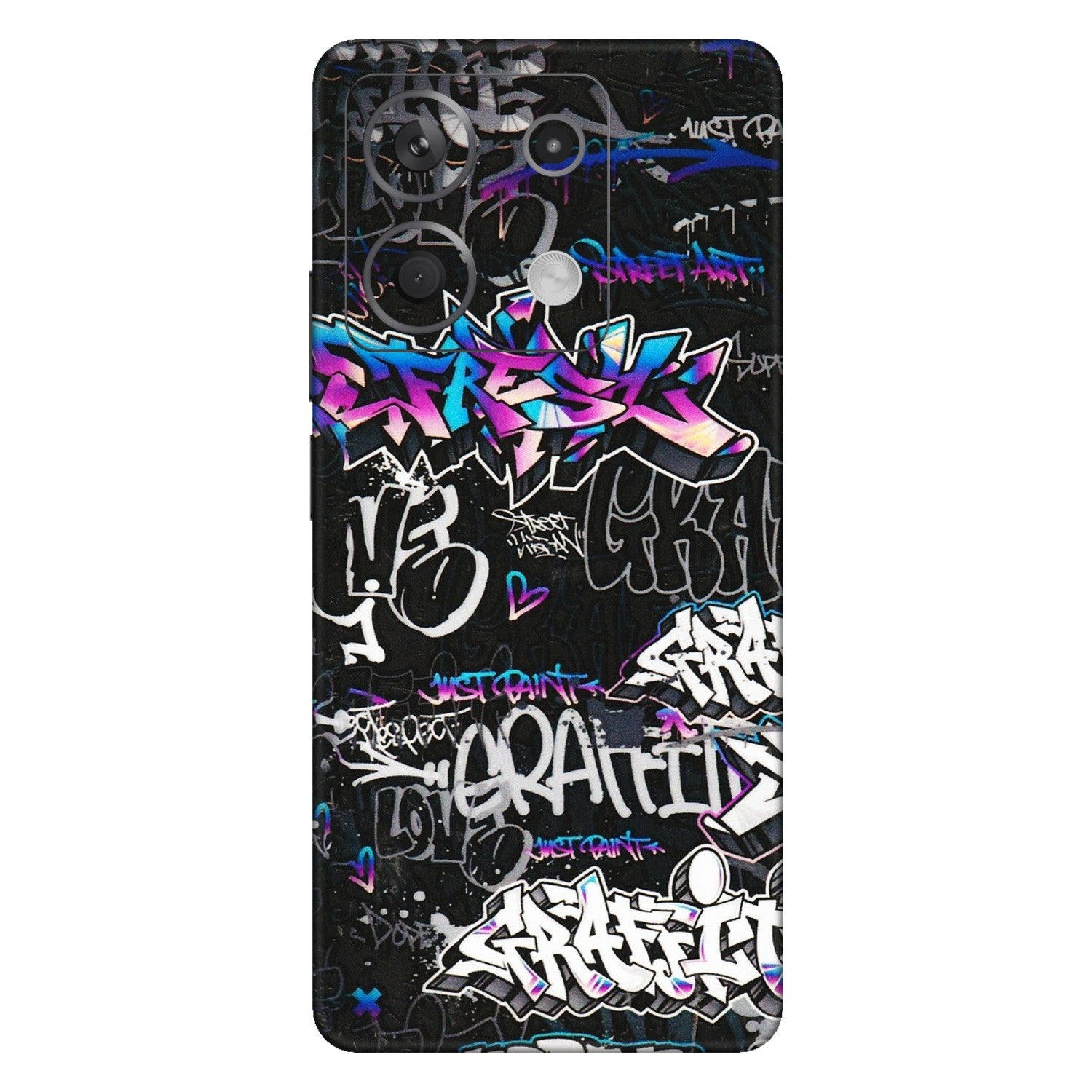 Xiaomi Redmi Phone Skins (All Models) - Graffiti Killer - 3D Embossed Finish (L-274) Redmi Note 13 5G