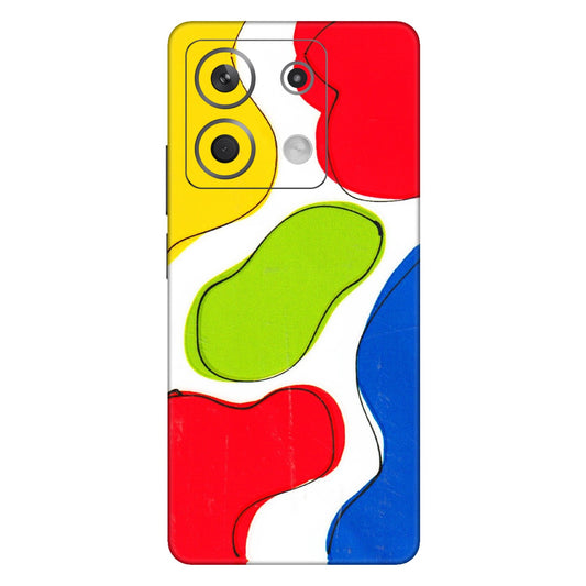 Xiaomi Redmi Phone Skins (All Models) - RGB Colour Paint - 3D Embossed Finish (L-284) Redmi Note 13 5G