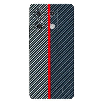 Xiaomi Redmi Phone Skins (All Models) - Blue Sober Lines - 3D Embossed Finish (L-305) Redmi Note 13 5G