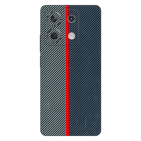 Xiaomi Redmi Phone Skins (All Models) - Blue Sober Lines - 3D Embossed Finish (L-305) Redmi Note 13 5G
