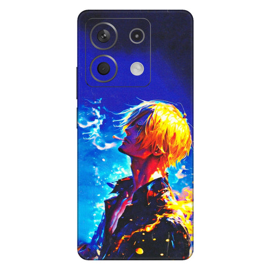 Xiaomi Redmi Phone Skins (All Models) - Sanji Vinsmoke One Piece - 3D Embossed Finish (L-319) Redmi Note 13 5G