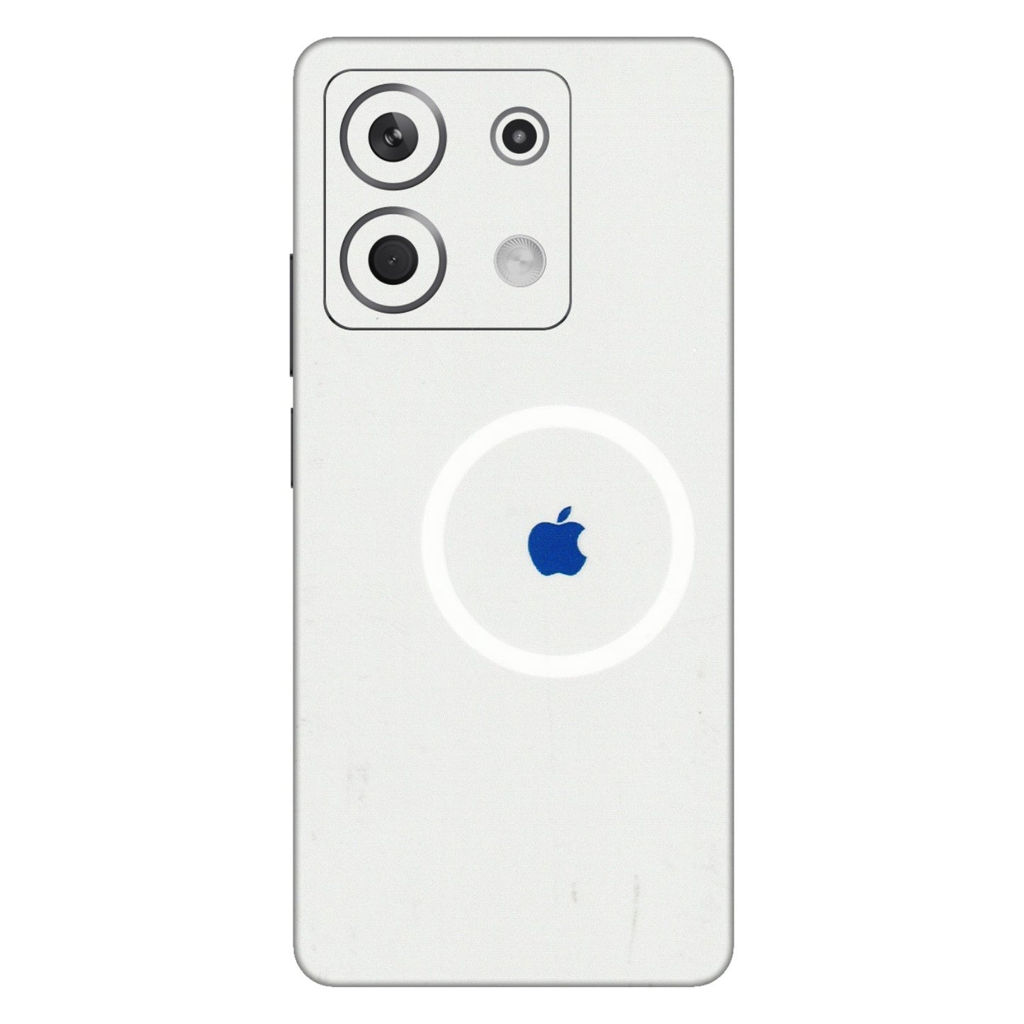 Xiaomi Redmi Phone Skins (All Models) - iPhone Magsafe Logo - 3D Embossed Finish (L-320) Redmi Note 13 5G