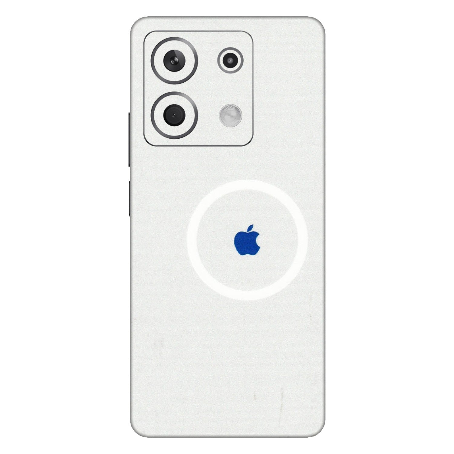 Xiaomi Redmi Phone Skins (All Models) - iPhone Magsafe Logo - 3D Embossed Finish (L-320) Redmi Note 13 5G