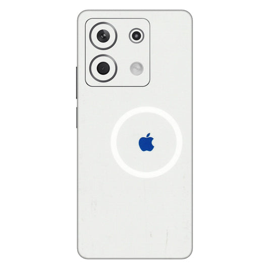 Xiaomi Redmi Phone Skins (All Models) - iPhone Magsafe Logo - 3D Embossed Finish (L-320) Redmi Note 13 5G