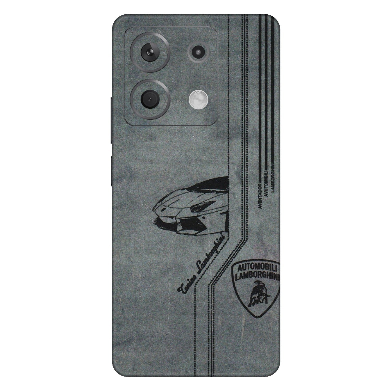 Xiaomi Redmi Phone Skins (All Models) - New Lamborgini Aventador - 3D Embossed Finish (L-321) Redmi Note 13 5G