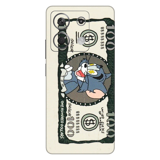 Xiaomi Redmi Phone Skins (All Models) - Tom Hundred Dollar - 3D Embossed Finish (L-324) Redmi Note 13 5G