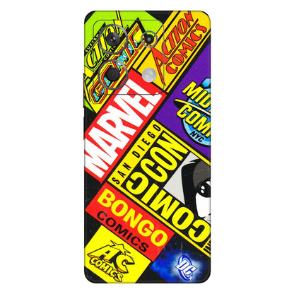 Xiaomi Redmi Phone Skins (All Models) - Bongo Comic Con - 3D Embossed Finish (L-325) Redmi Note 13 5G