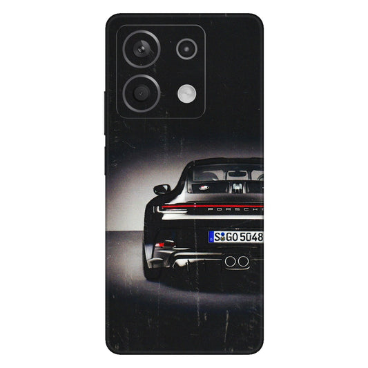 Xiaomi Redmi Phone Skins (All Models) - New Black Porsche GT3 - 3D Embossed Finish (L-327) Redmi Note 13 5G