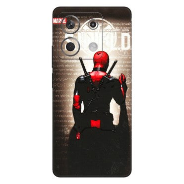 Xiaomi Redmi Phone Skins (All Models) - Deadpool - 3D Embossed Finish (L-56) Redmi Note 13 5G