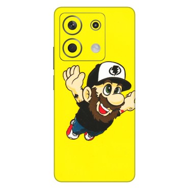 Xiaomi Redmi Phone Skins (All Models) - Flying Beardo - 3D Embossed Finish (L-60) Redmi Note 13 5G