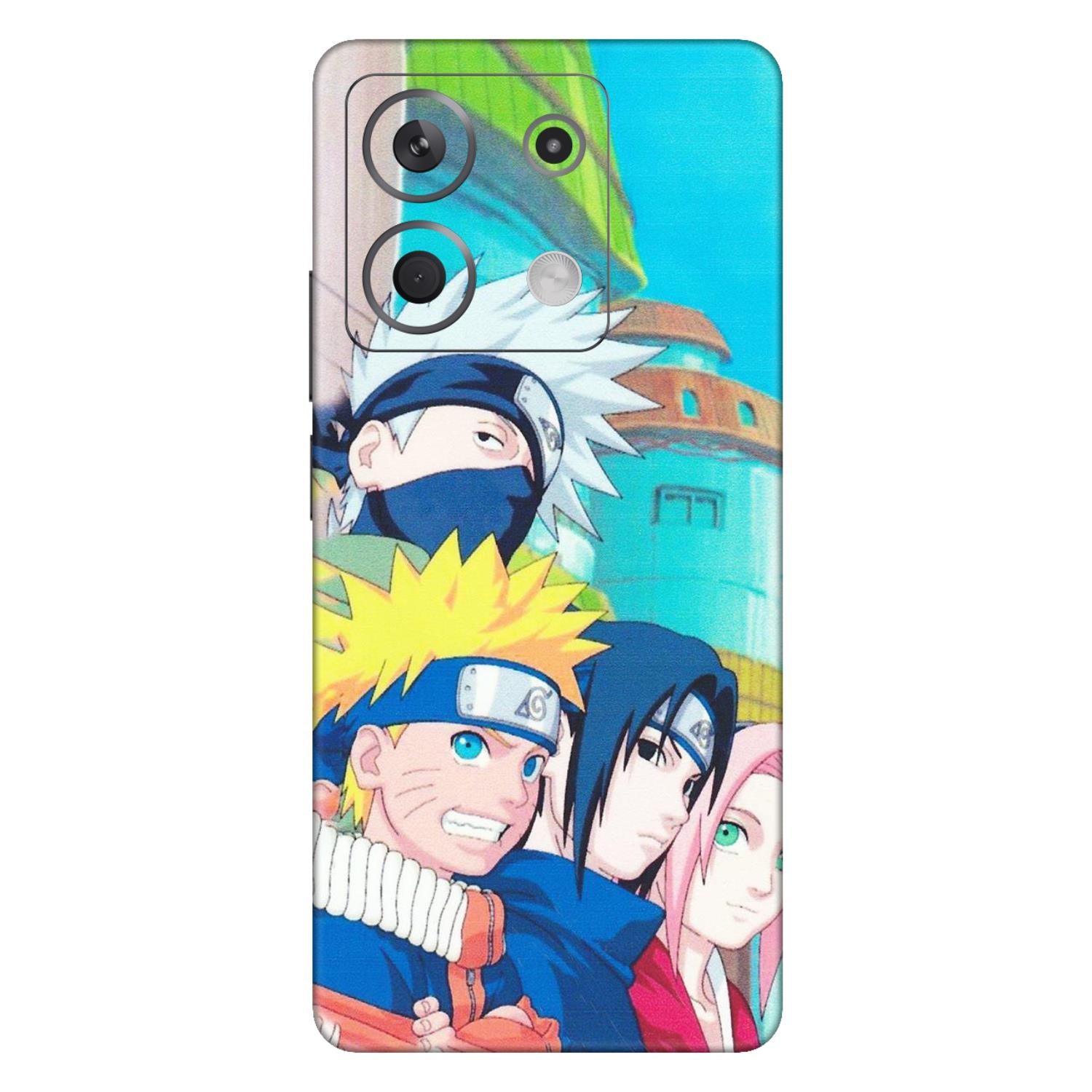 Xiaomi Redmi Phone Skins (All Models) - Team Minato And Kakashi - Matte Finish (M-101) Redmi Note 13 5G