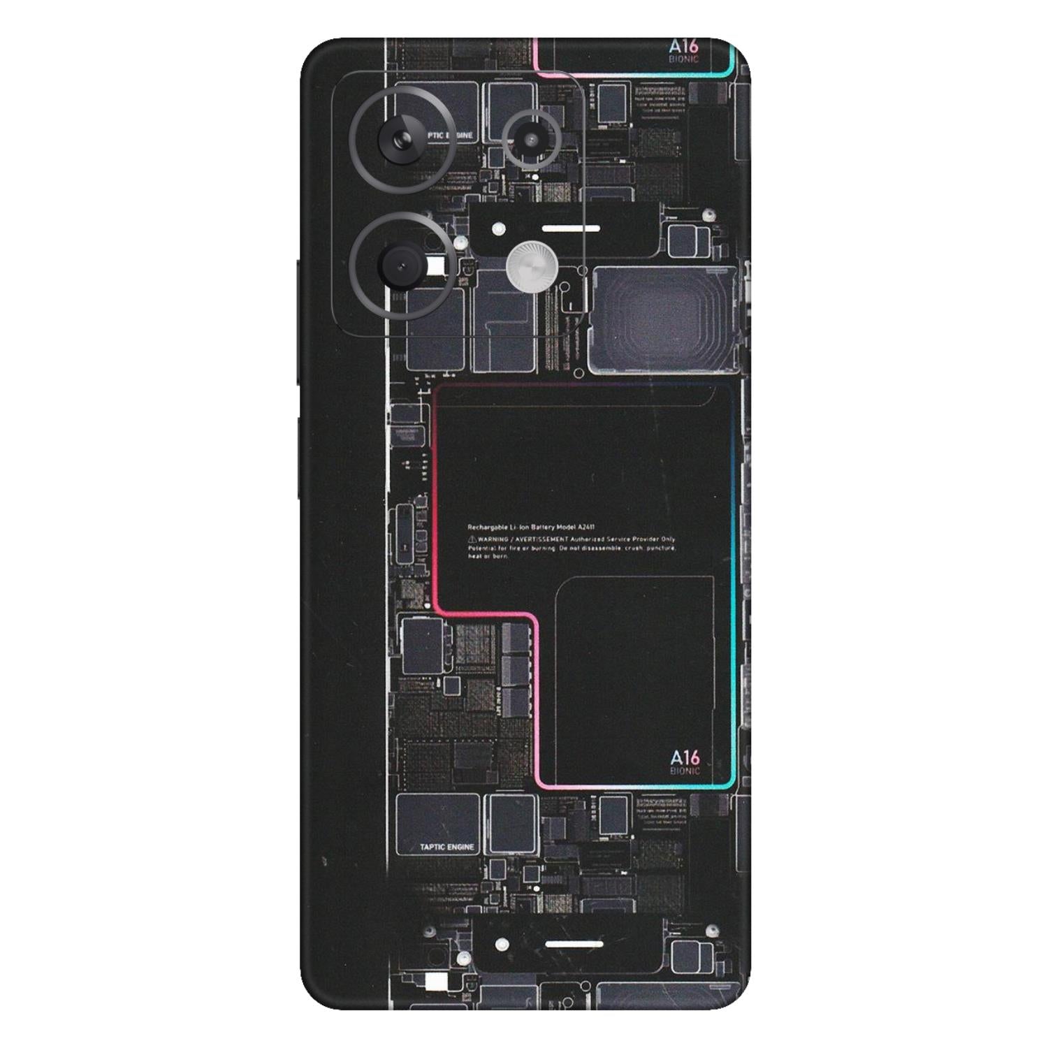 Xiaomi Redmi Phone Skins (All Models) - Motherboard Circuit Layout - Matte Finish (M-117) Redmi Note 13 5G