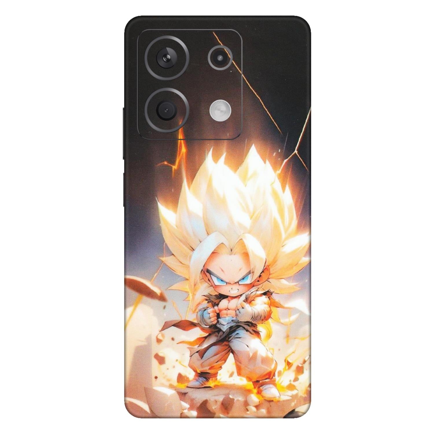 Xiaomi Redmi Phone Skins (All Models) - Goku Dragon Cute Anime - Matte Finish (M-131) Redmi Note 13 5G