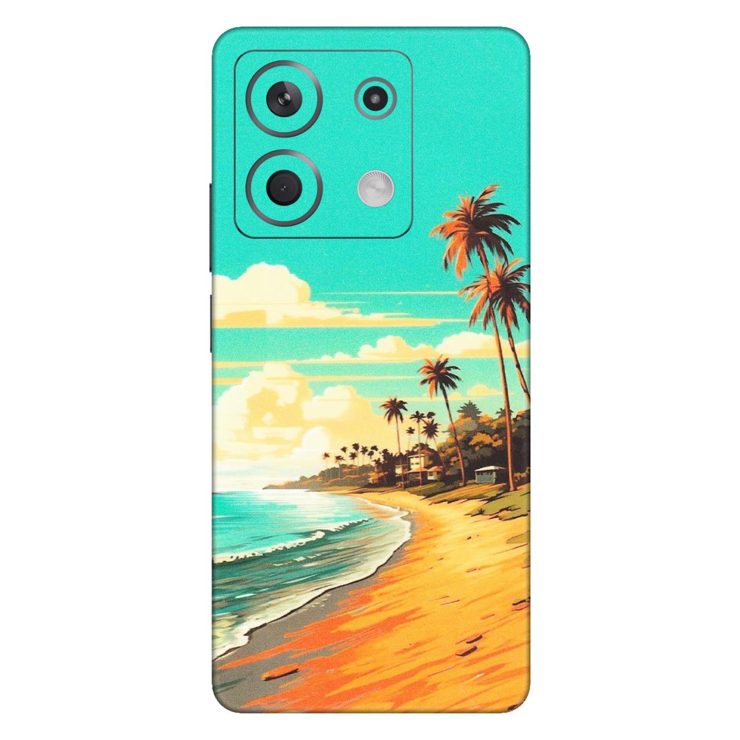 Xiaomi Redmi Phone Skins (All Models) - Miami Beach - Matte Finish (M-136) Redmi Note 13 5G