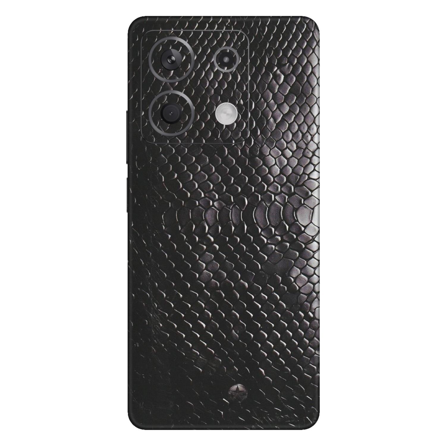 Xiaomi Redmi Phone Skins (All Models) - Black Snack Leather - Matte Finish (M-147) Redmi Note 13 5G