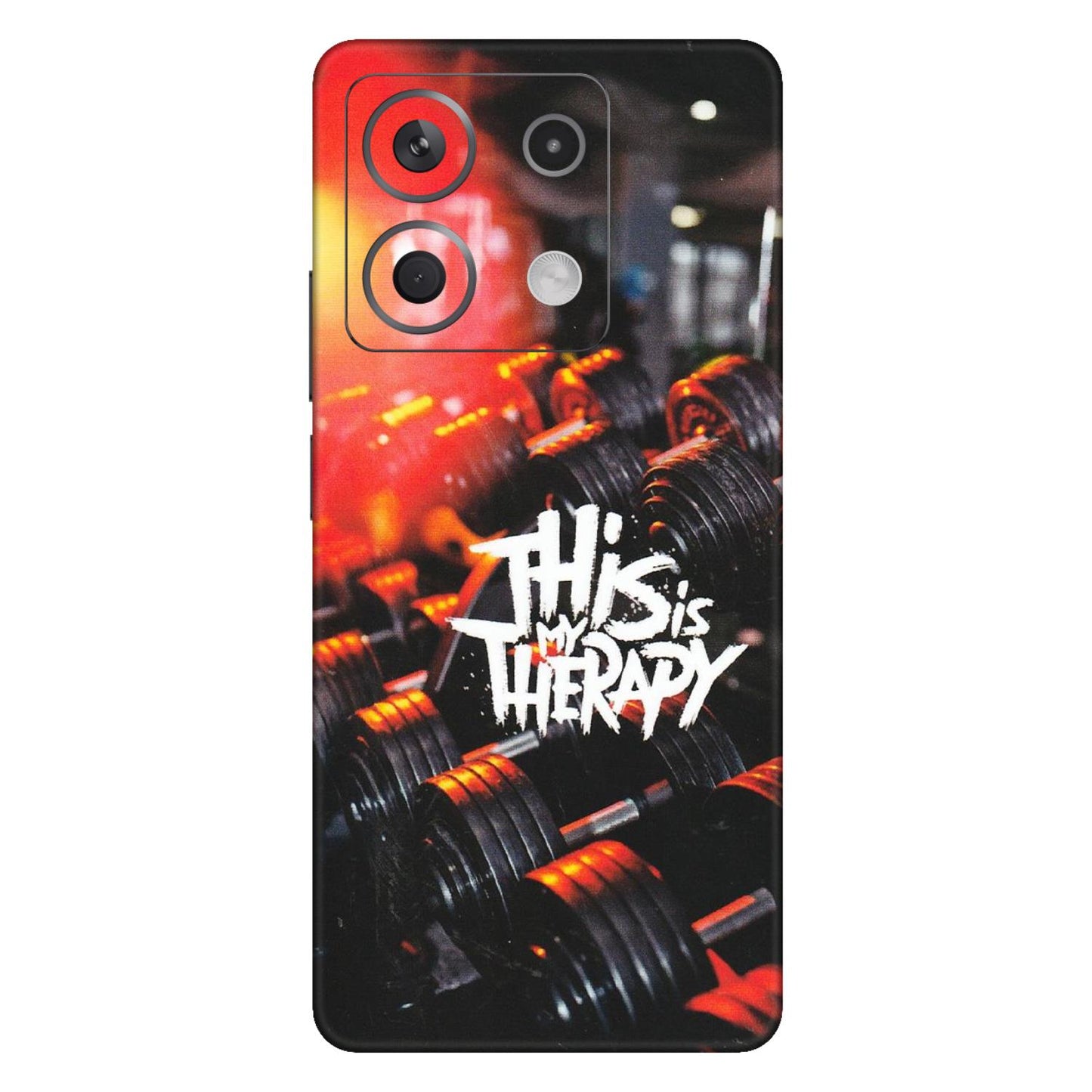 Xiaomi Redmi Phone Skins (All Models) - GYM Lover Therapy - Matte Finish (M-160) Redmi Note 13 5G