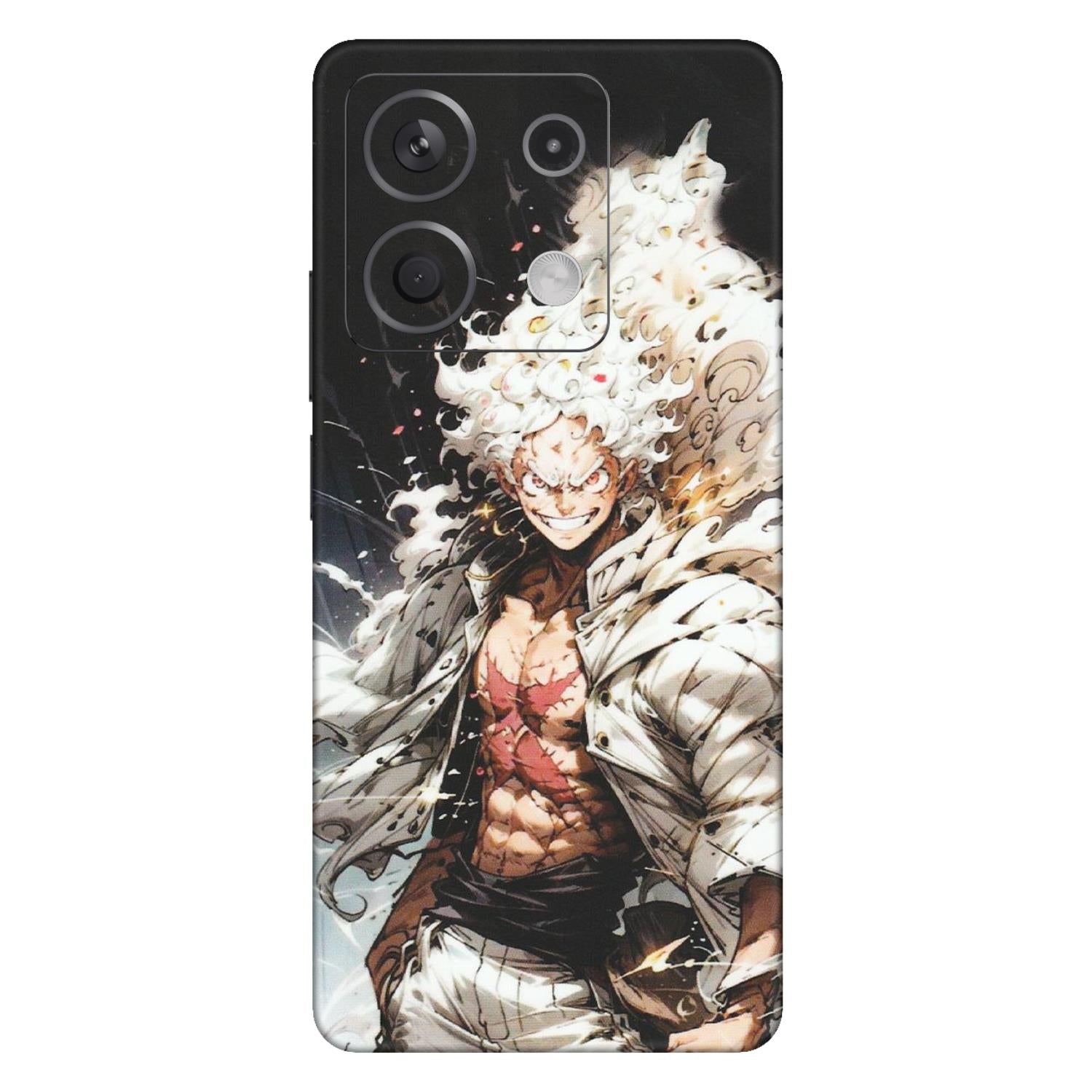 Xiaomi Redmi Phone Skins (All Models) - Anime Angry Classy Character - Matte Finish (M-34) Redmi Note 13 5G