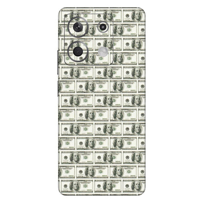 Xiaomi Redmi Phone Skins (All Models) - I Love Dollars - Matte Finish (M-40) Redmi Note 13 5G