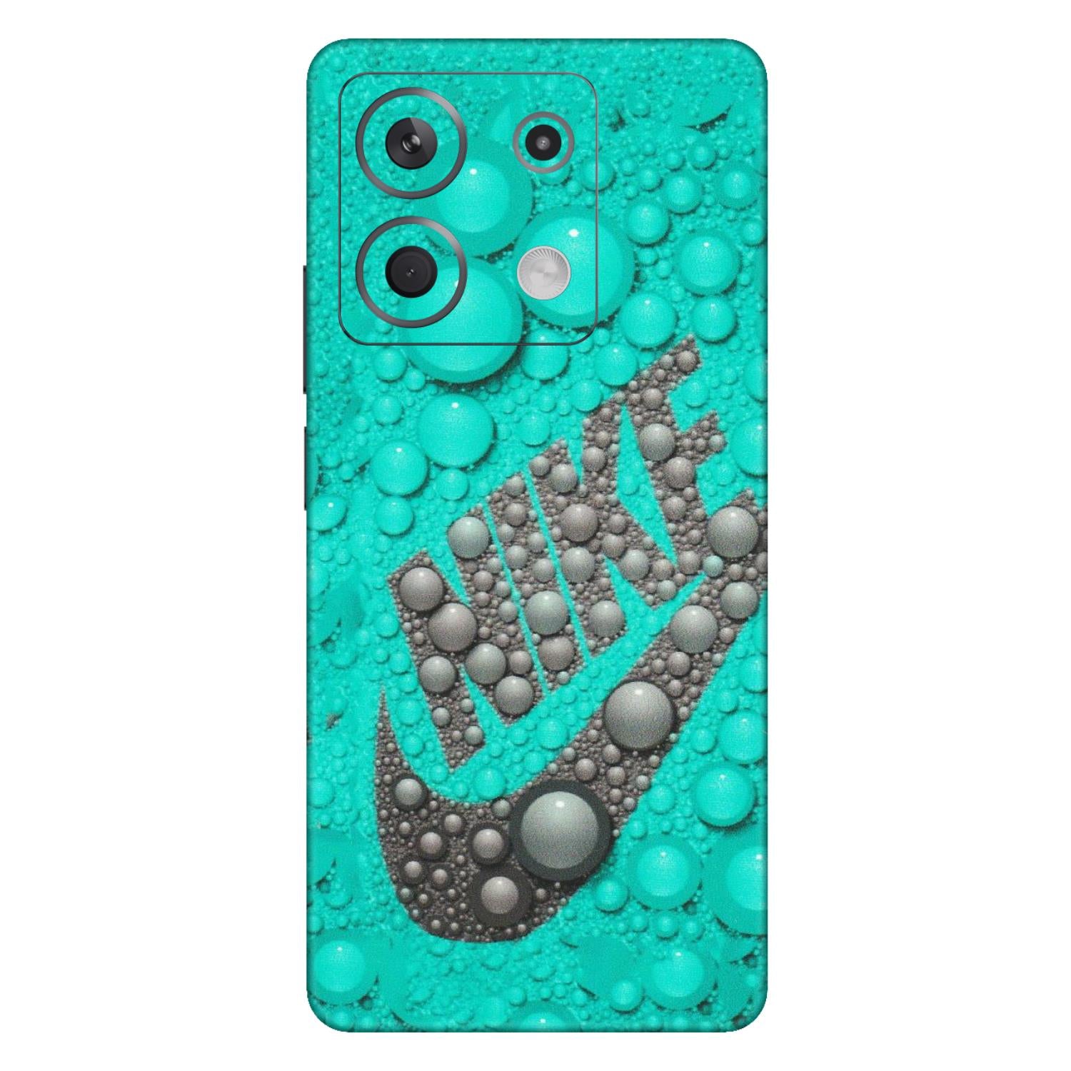 Xiaomi Redmi Phone Skins (All Models) - Shoe Brand Bubbles - Matte Finish (M-42) Redmi Note 13 5G