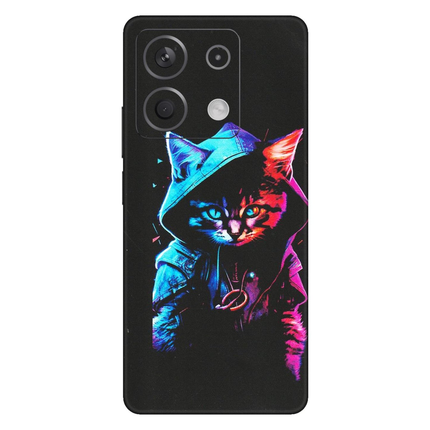 Xiaomi Redmi Phone Skins (All Models) - Cyberpunk Cat - Matte Finish (M-45) Redmi Note 13 5G