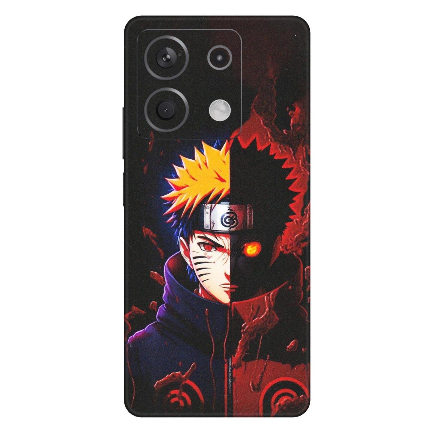 Xiaomi Redmi Phone Skins (All Models) - Naruto X Evil - Matte Finish (M-70) Redmi Note 13 5G