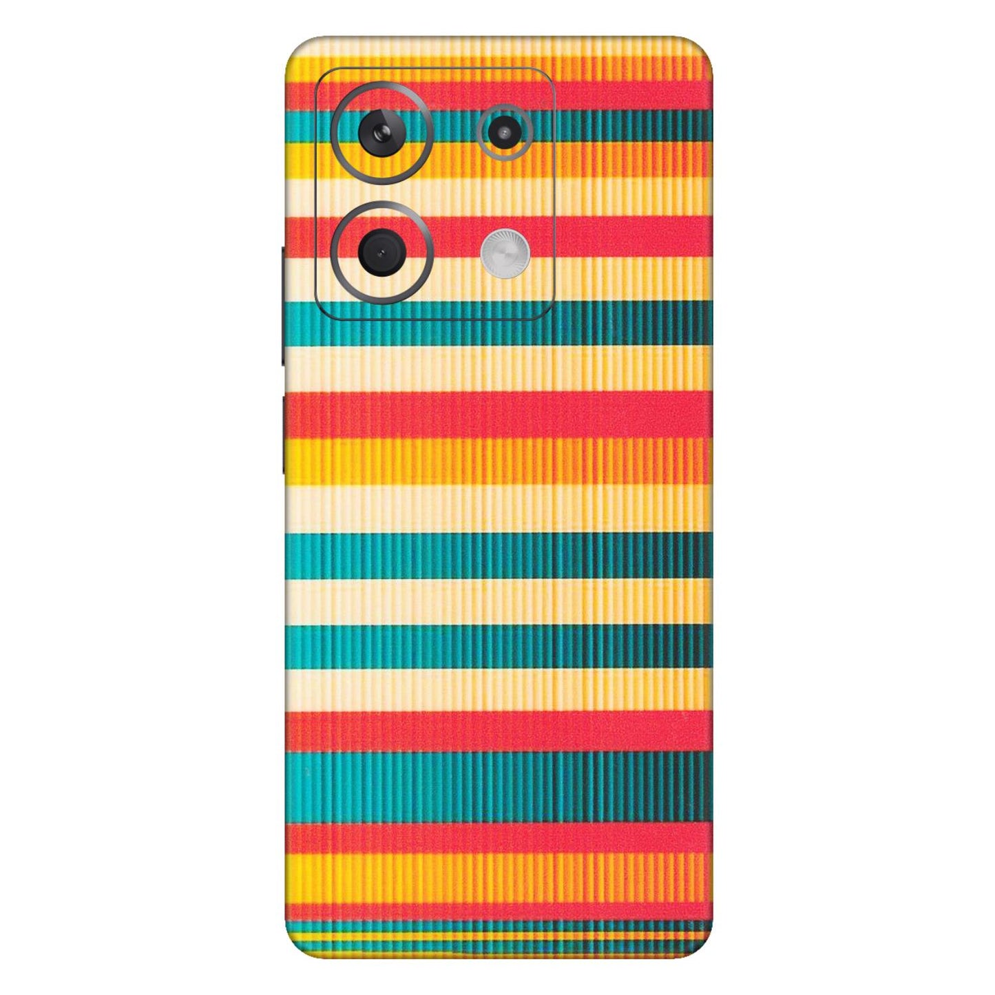Xiaomi Redmi Phone Skins (All Models) - Colourful Stripes Soothing Effect - Matte Finish (M-86) Redmi Note 13 5G