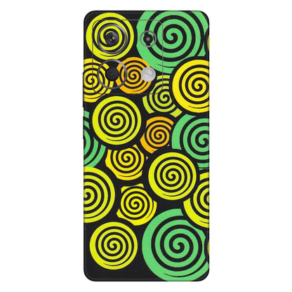 Xiaomi Redmi Phone Skins (All Models) - Crazy Spiral - Matte Finish (M-91) Redmi Note 13 5G