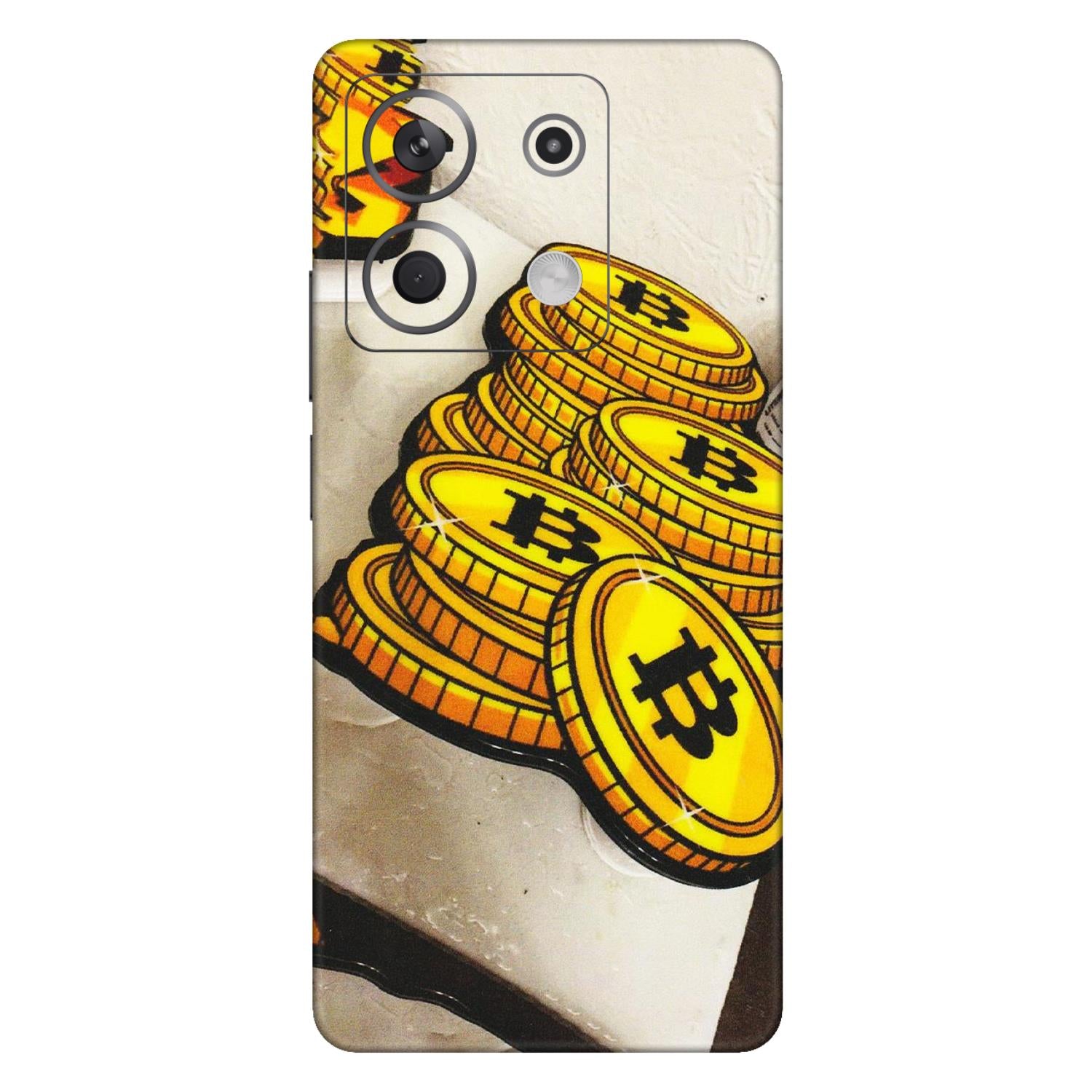 Xiaomi Redmi Phone Skins (All Models) - Billionaire Bitcoin Collection - Matte Finish (M-92) Redmi Note 13 5G