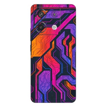 Xiaomi Redmi Phone Skins (All Models) - Tech Circuits Futuristic - 3D Embossed Finish (L-07) Redmi Note 13 Pro 5G