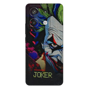Xiaomi Redmi Phone Skins (All Models) - Joker Dot Matrix - 3D Embossed Finish (L-08) Redmi Note 13 Pro 5G