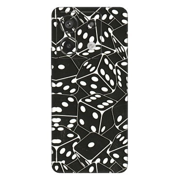 Xiaomi Redmi Phone Skins (All Models) - Big Black Dices - 3D Embossed Finish (L-106) Redmi Note 13 Pro 5G
