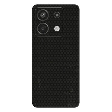 Xiaomi Redmi Phone Skins (All Models) - Black honeycomb - 3D Embossed Finish (L-114) Redmi Note 13 Pro 5G