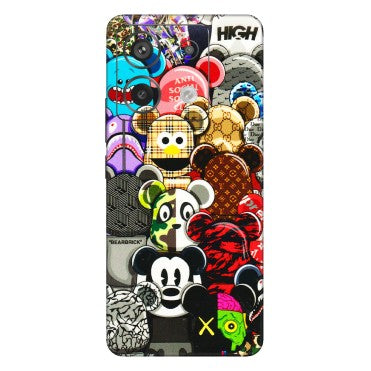 Xiaomi Redmi Phone Skins (All Models) - More Mickey Mouses - 3D Embossed Finish (L-118) Redmi Note 13 Pro 5G