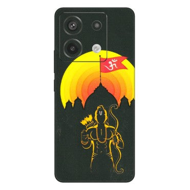 Xiaomi Redmi Phone Skins (All Models) - Lord Ram - 3D Embossed Finish (L-132) Redmi Note 13 Pro 5G