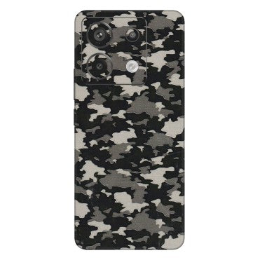 Xiaomi Redmi Phone Skins (All Models) - Black/Grey Camoflaunge - 3D Embossed Finish (L-142) Redmi Note 13 Pro 5G