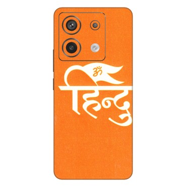 Xiaomi Redmi Phone Skins (All Models) - Hindu Kesari - 3D Embossed Finish (L-154) Redmi Note 13 Pro 5G