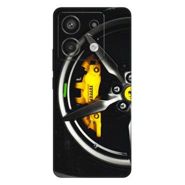 Xiaomi Redmi Phone Skins (All Models) - Ferrari Wheel Alloy - 3D Embossed Finish (L-173) Redmi Note 13 Pro 5G