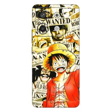 Xiaomi Redmi Phone Skins (All Models) - Luffy Anime - 3D Embossed Finish (L-177) Redmi Note 13 Pro 5G